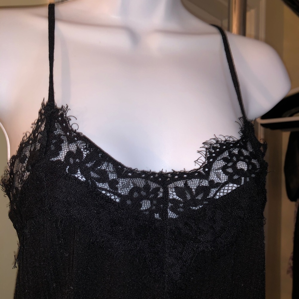 Black lace top!